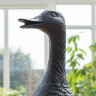 Cast Iron Duck Figurine