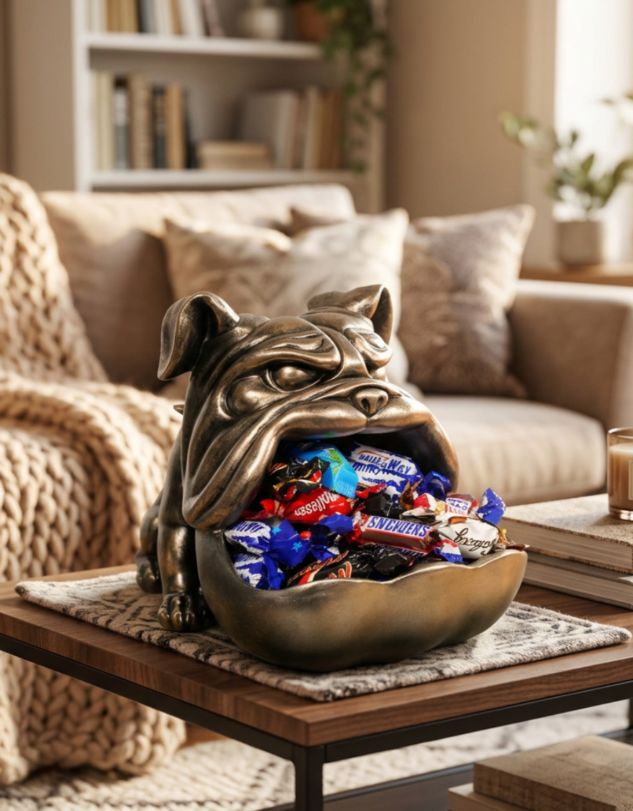Big Mouth Bulldog Dish