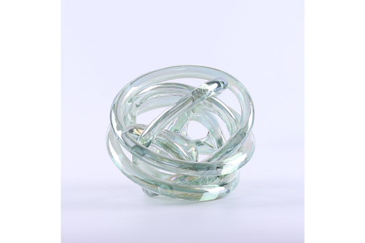 Glass Knot Sculpture