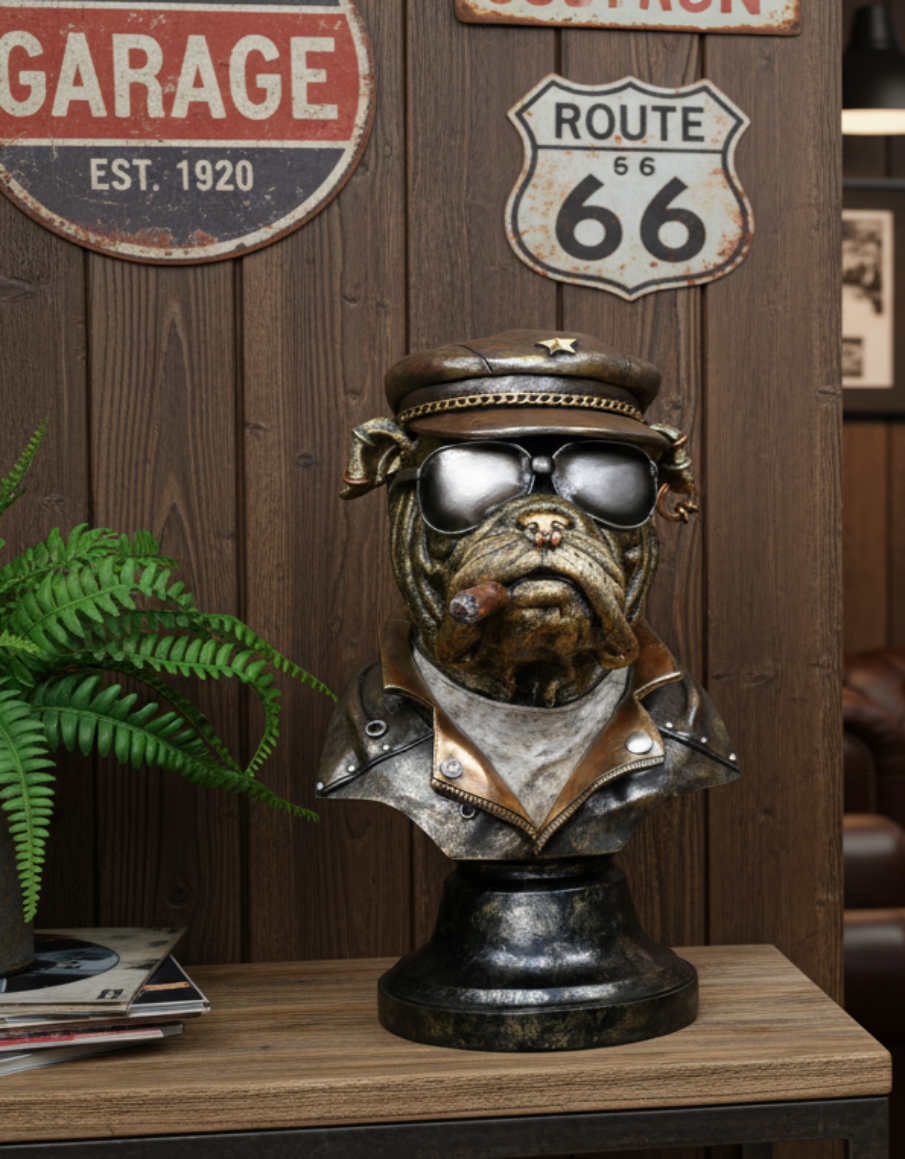 Smoking Bulldog Bust