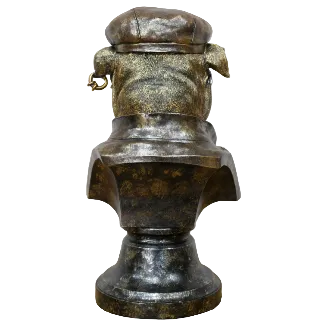 Smoking Bulldog Bust