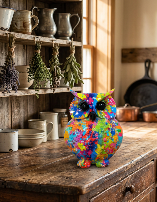 Colourful Owl Ornament
