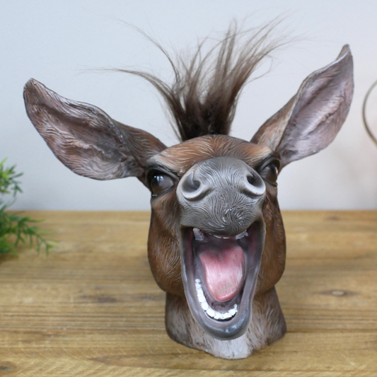 Laughing Donkey Head Ornament