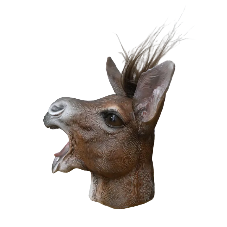 Laughing Donkey Head Ornament