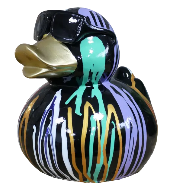 Resin Paint Drip Duck