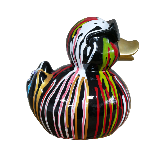 Resin Paint Drip Duck