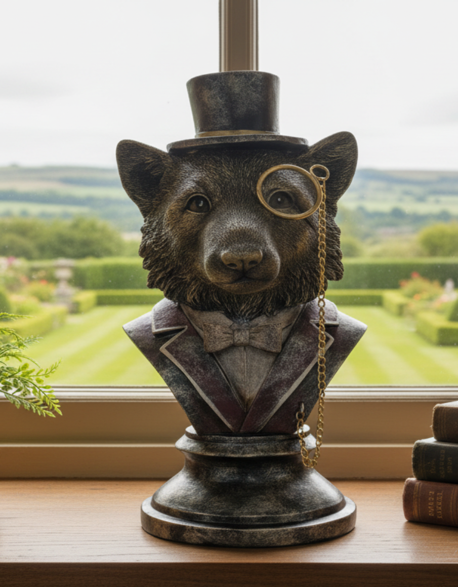 Monocle Fox Bust