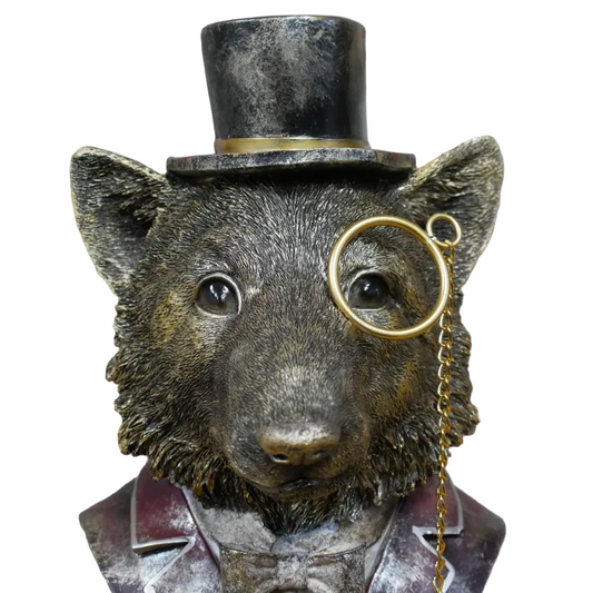 Monocle Fox Bust