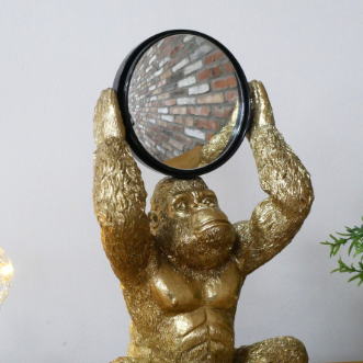 Freestanding Gorilla Mirror