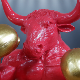 Bull Boxer Bust