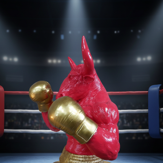 Bull Boxer Bust