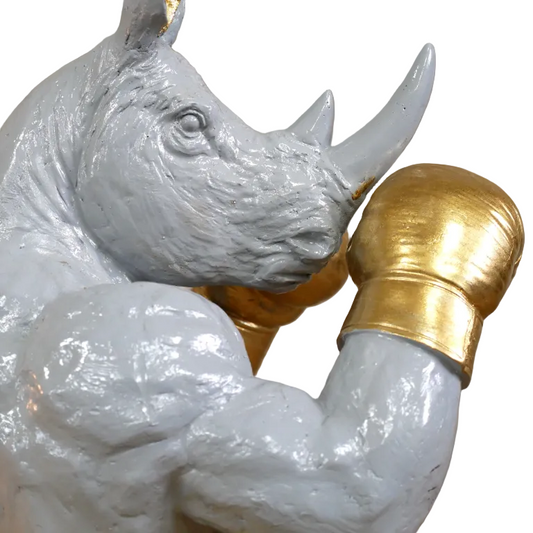 Rhino Boxer Bust