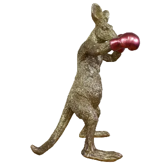 Kangaroo Boxer Figure
