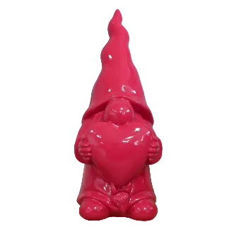 Boy Gnome holding a Heart