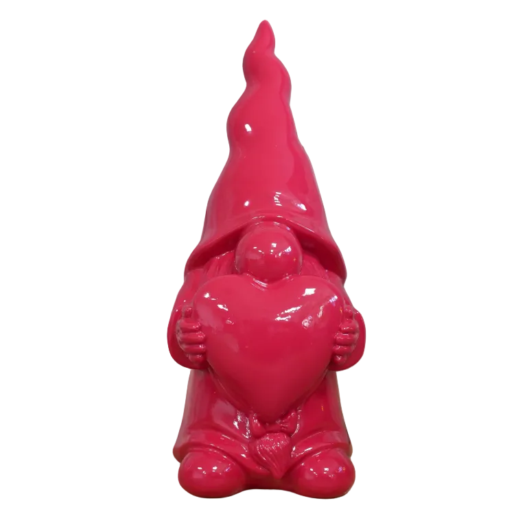 Boy Gnome holding a Heart