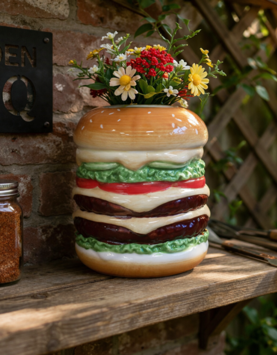 Burger Vase