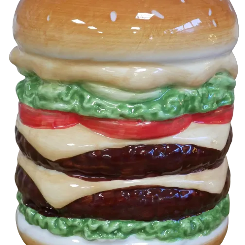 Ceramic Burger Shaped Vase