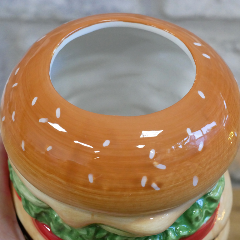 Ceramic Burger Shaped Vase