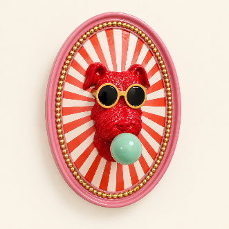 Set of 4 Quirky 3D Pictures