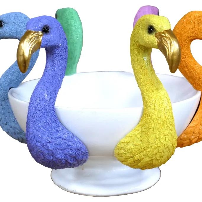 Colourful Flamingo Bowl