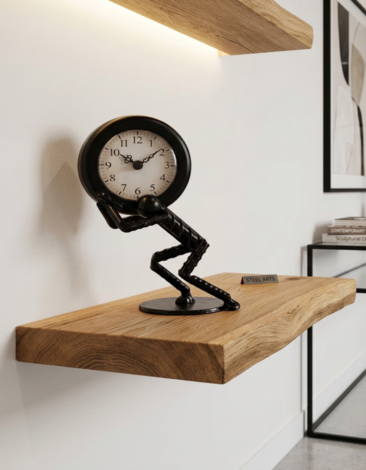 Metal Figure Clock