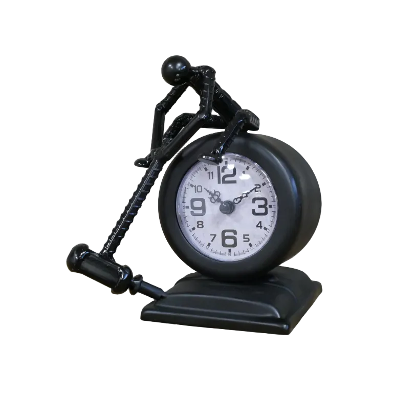 Metal Figure Clock