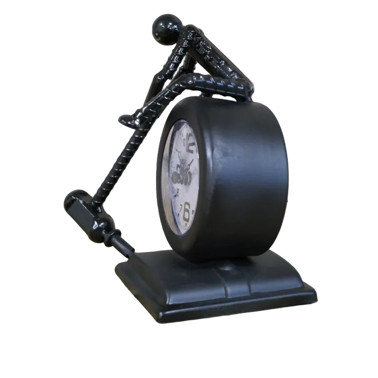 Metal Figure Clock