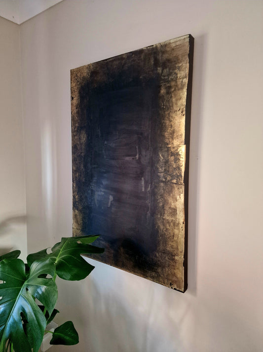 Gold Abyss Canvas