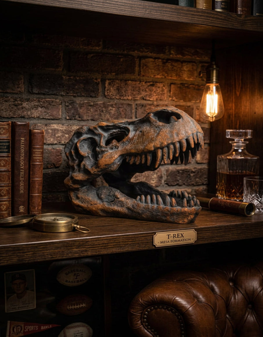 T-Rex Skull Sculpture
