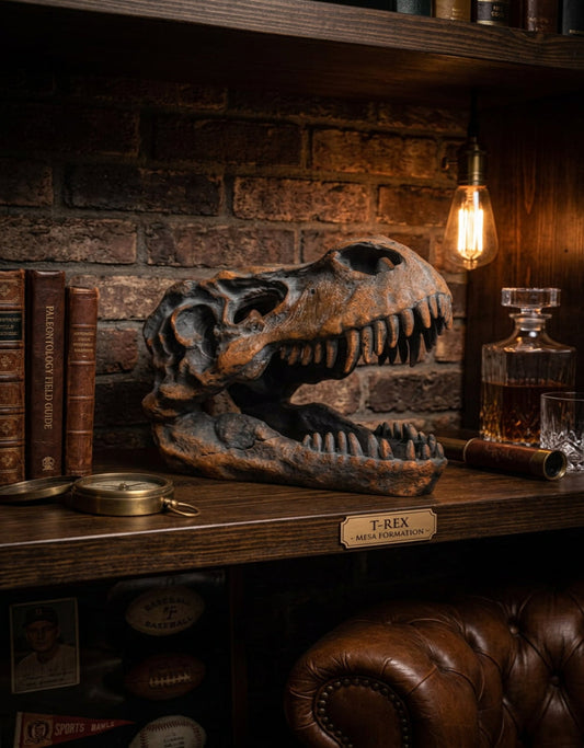 T-Rex Skull Sculpture