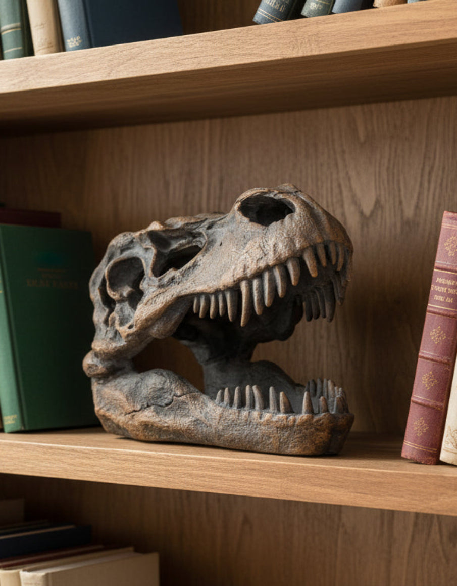 T-Rex Skull Sculpture