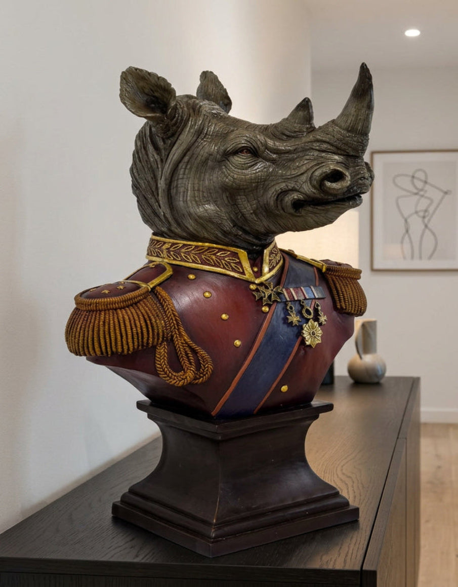 Extra Large Gentry Rhino Bust