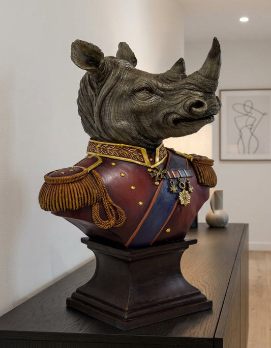 Extra Large Gentry Rhino Bust