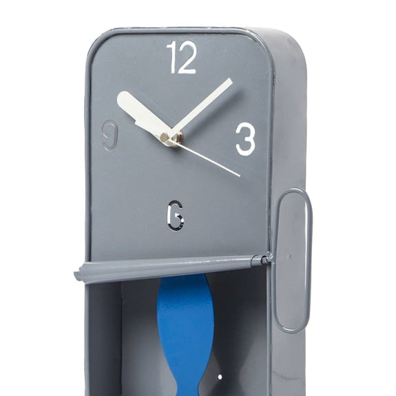 Sardine Tin Pendulum Wall Clock