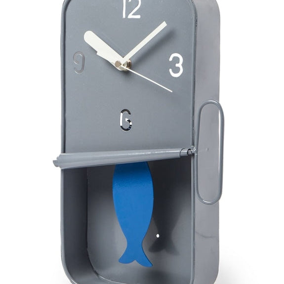 Sardine Tin Pendulum Wall Clock