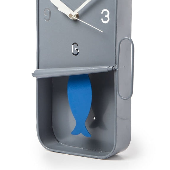 Sardine Tin Pendulum Wall Clock