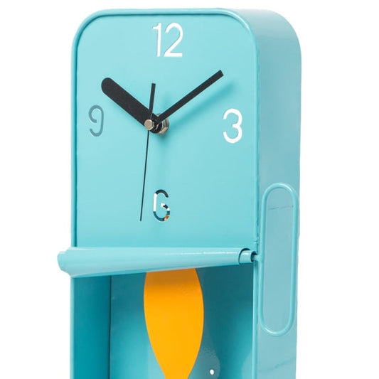 Sardine Tin Pendulum Wall Clock