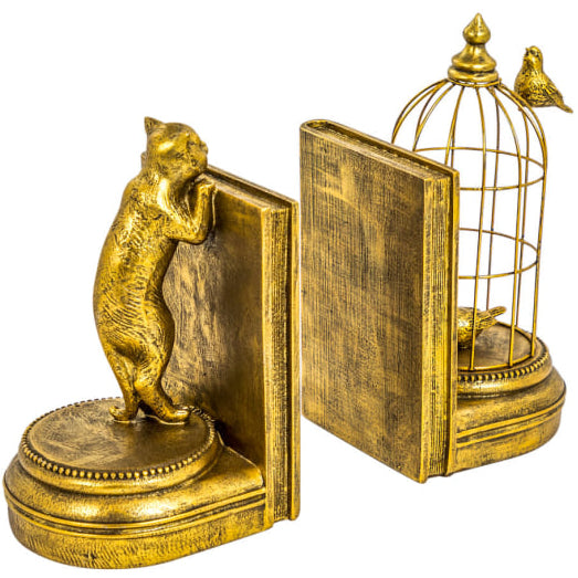 Curious Cat Bookends