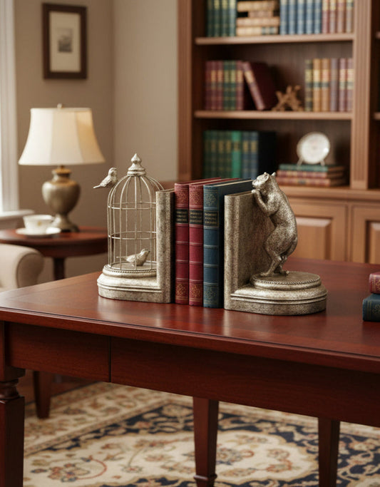 Curious Cat Bookends