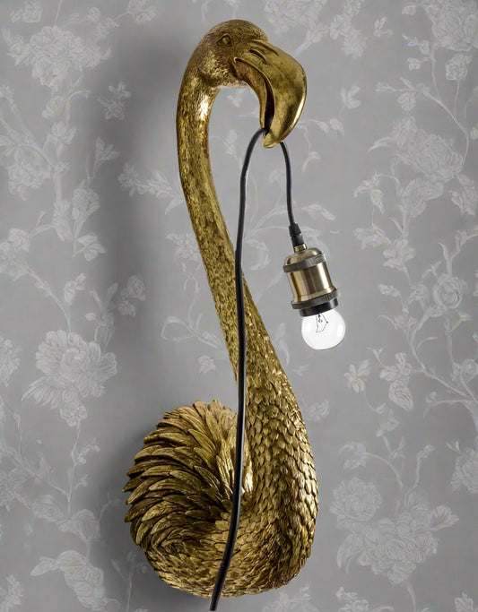 Flamingo Head Wall Lamp