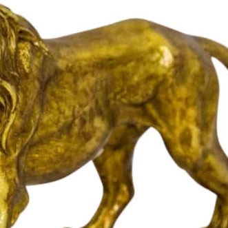 Prowling Lion Table Lamp