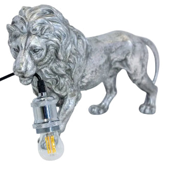 Prowling Lion Table Lamp