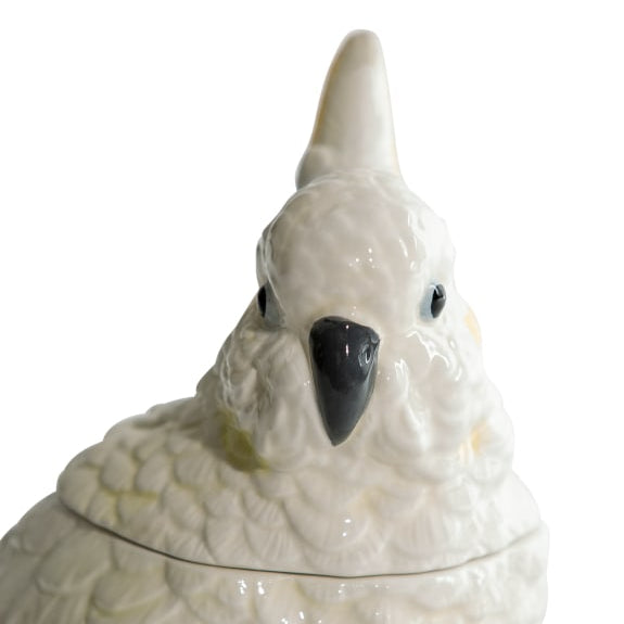 Cockatoo Storage Jar
