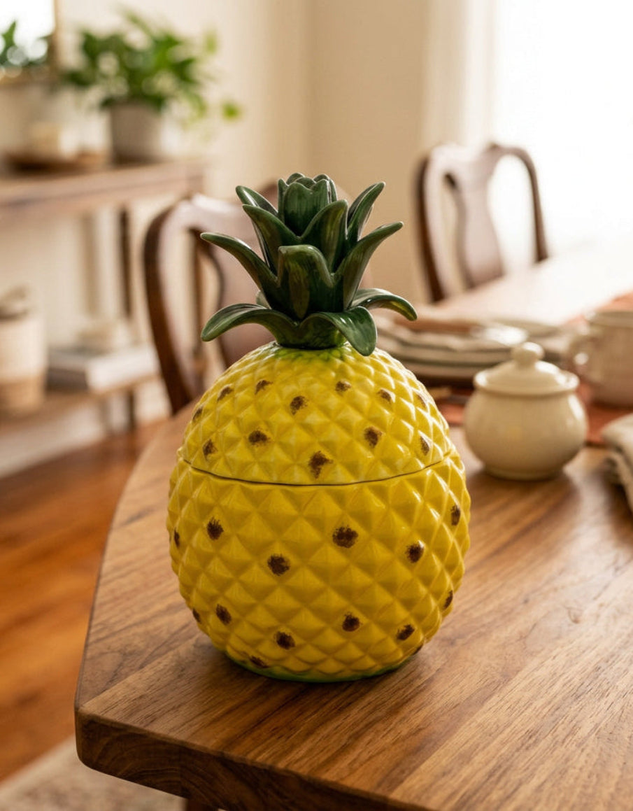 Ceramic Pineapple Jar