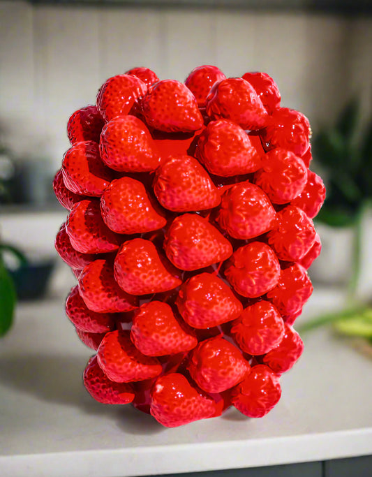 Extra Large Multi Strawberry Vase