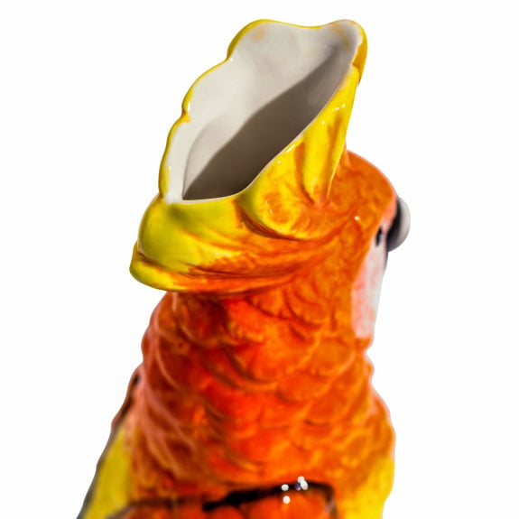 Parrot on a Perch Vase