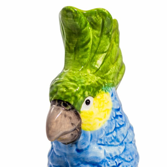 Parrot on a Perch Vase