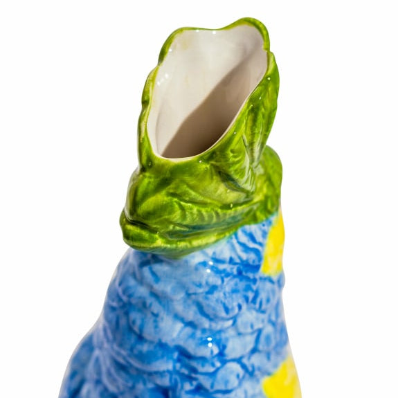 Parrot on a Perch Vase
