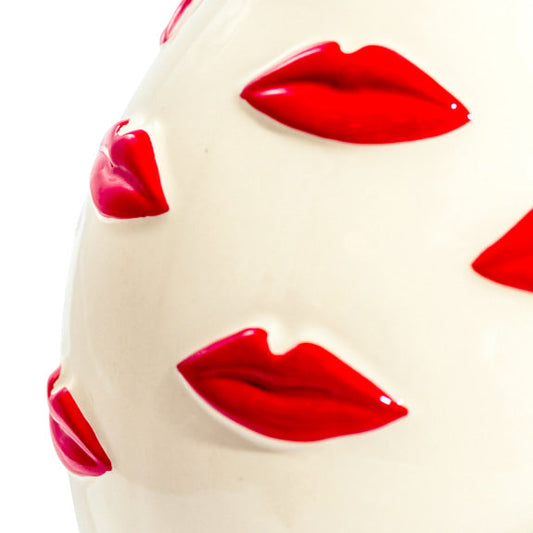 Multi Red Lips Vase