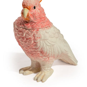 Cockatoo Storage Jar